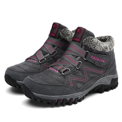 Cotton Shoes Winter Plus Velvet Thickening Outdoor Large Size Sports Running Shoes