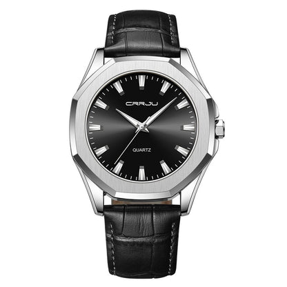 Simple Waterproof Round Casual Quartz Watch