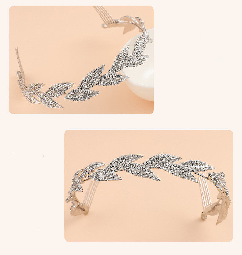 Retro Leaf Crown Jewelry