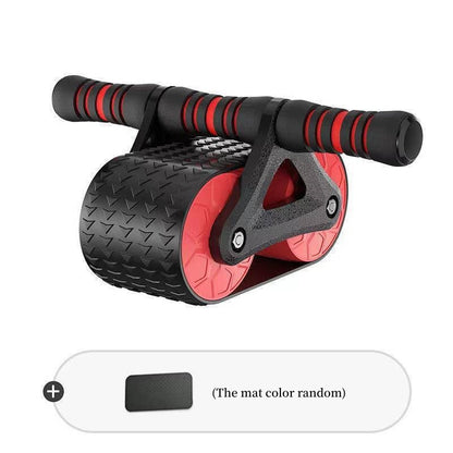 Double Wheel Abdominal Exerciser Fitness