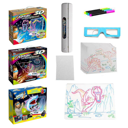 Magic 3D Flash Drawing Board