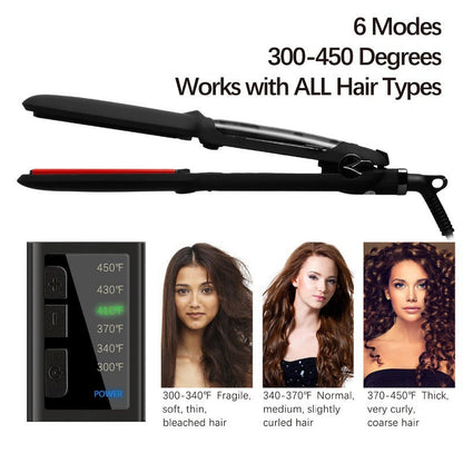 Women's Fashion Infrared Steam Ceramic Hair Straightener