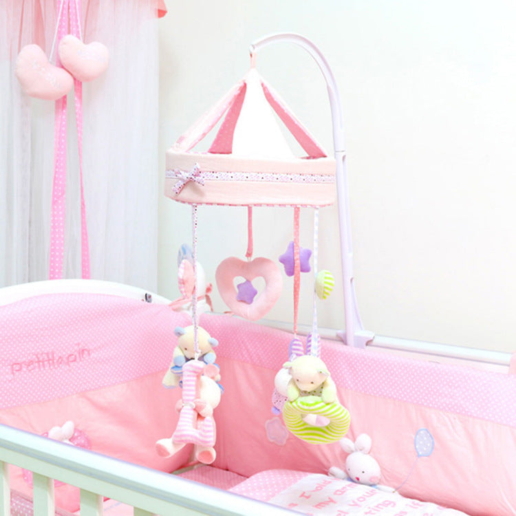 Bébé Musique Rotatif Tissu Chevet Cloche Nouveau-né Jouet de Confort