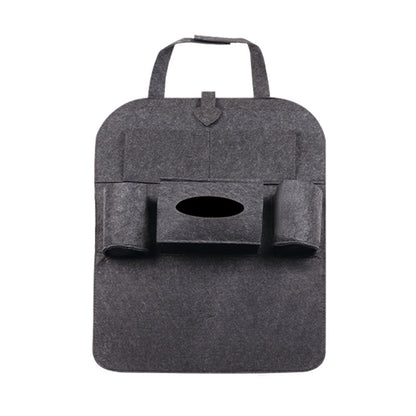 Bolsa de almacenamiento para coche, de fieltro, para la parte trasera del asiento, larga y grande