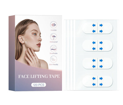 Mini lifting facial en V, raffermissant, estompant les rides, autocollants liftants pour le menton