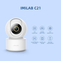 Caméra de surveillance IMILAB C21 2.5K Vidéo Wifi IP Sécurité domestique intelligente moniteur bébé vue 360 Vision Nocturne Starlight