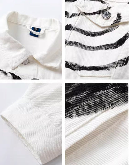 Vintage Skeletal White Long-sleeved Apparel