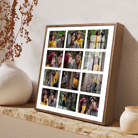 Mesa de crecimiento personalizada para conmemorar el cumpleaños de parejas de mayo