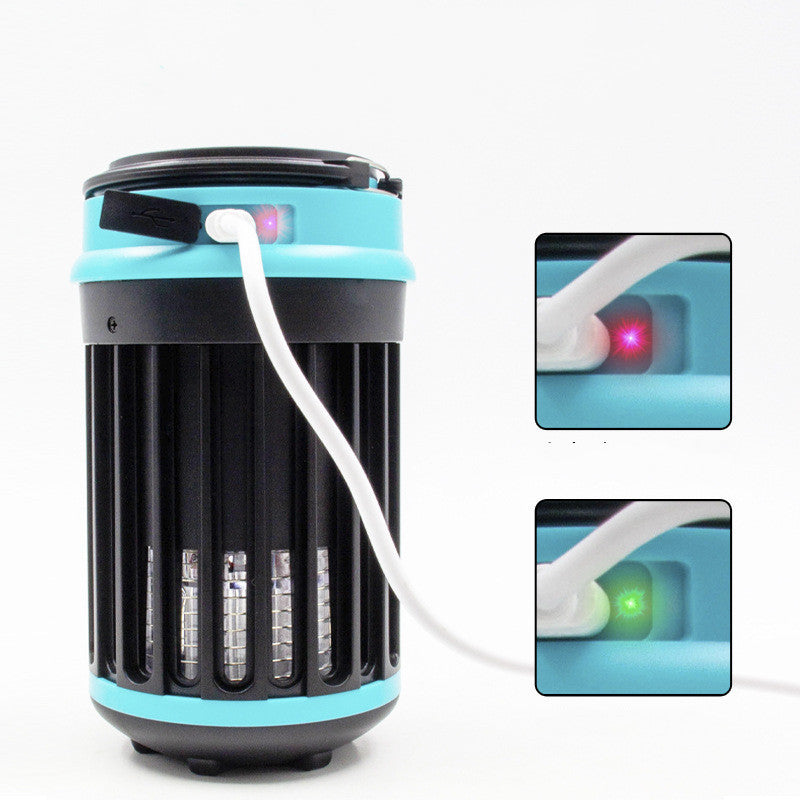 Lampe solaire rechargeable à LED anti-moustiques