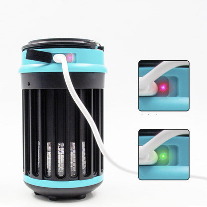 Lampe solaire rechargeable à LED anti-moustiques