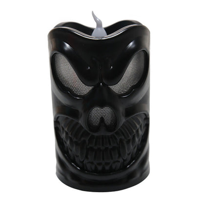 Halloween Flameless Candle Light LED Colorful Candlestick Table Decoration