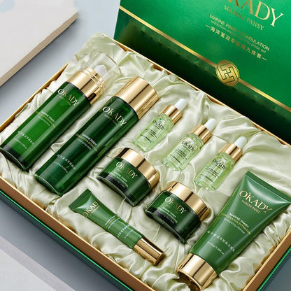 Juego de productos para el cuidado de la piel de plantas, loción acuosa, juego completo de cosméticos hidratantes