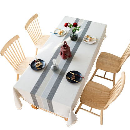 New Cotton And Linen Tassel Table Flag