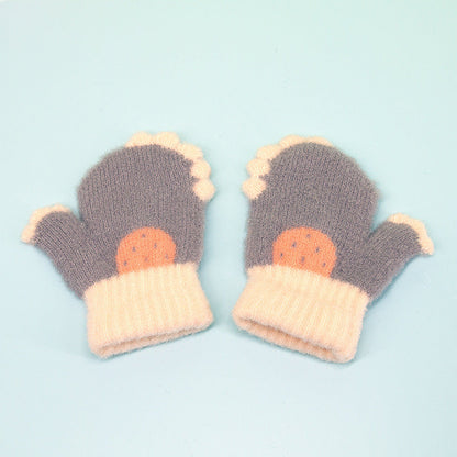 Gants d'hiver en laine pour enfants pour la chaleur