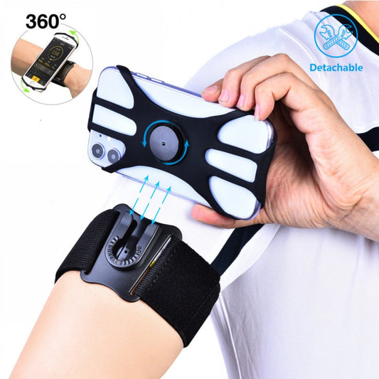 Detachable Swivel Wrist & Arm Strap Sports Phone Case