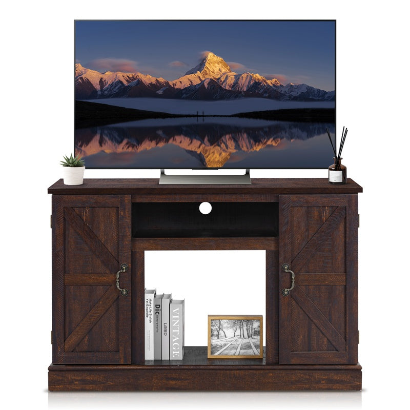 Meuble TV en bois de style vintage pour salon