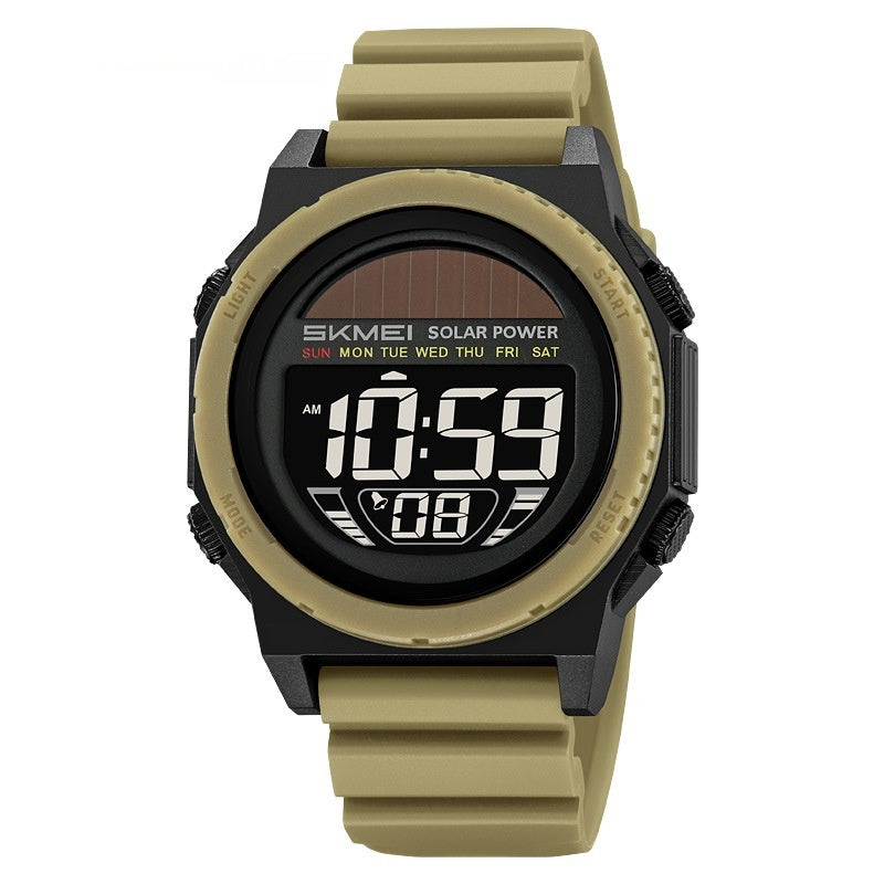 Fashion Solar Multifunctional Waterproof Watch