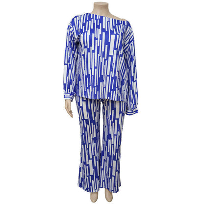 Women's Plus Size Two-Piece Lounge Set