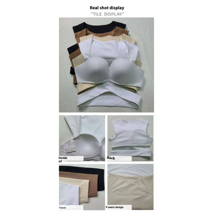 Beige Yoga Pants and Sport Coat Fitness Set