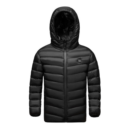 Veste d'hiver thermique électrique intelligente pour filles