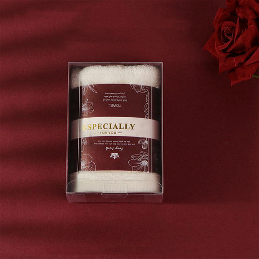Serviette personnalisée tendance avec coffret cadeau