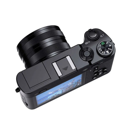 Black 5K Digital Camera with 3x Optical Zoom