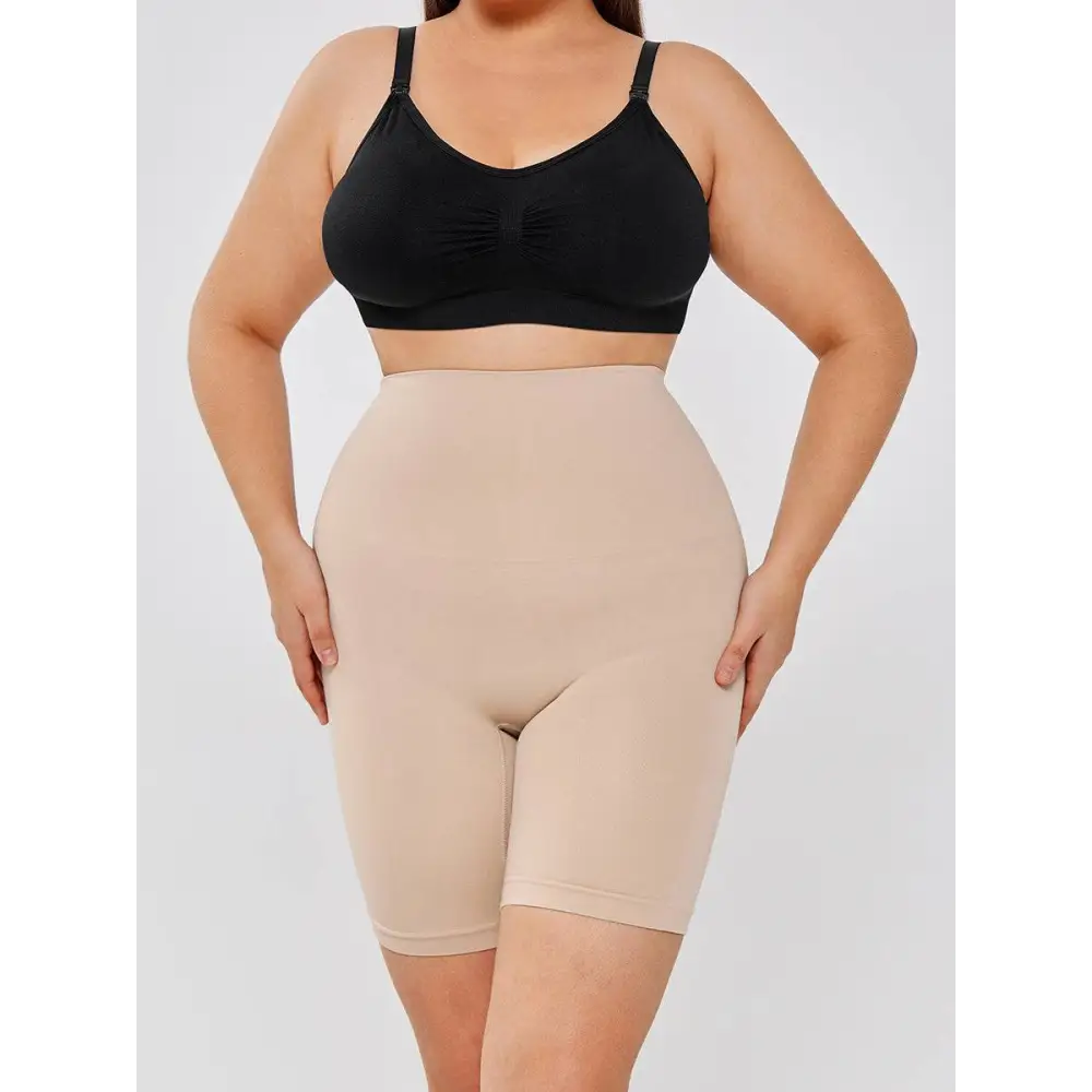 Black Casual Slim Leggings Shapewear Set