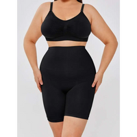 Black Casual Slim Leggings Shapewear Set