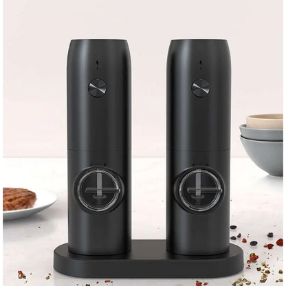 Black Electric Kitchen Household Grinder Set