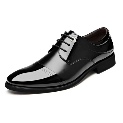 Black Patent Leather Men’s Shoes Business Dress