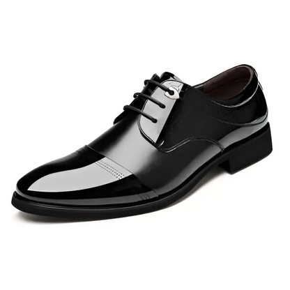 Black Patent Leather Men’s Shoes Business Dress