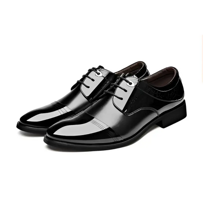 Black Patent Leather Men’s Shoes Business Dress