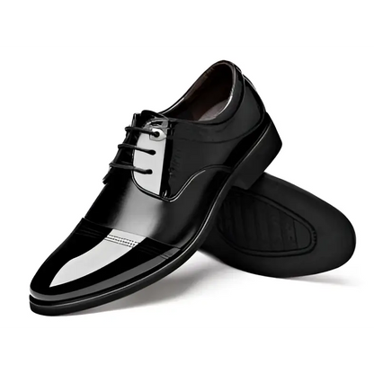 Black Patent Leather Men’s Shoes Business Dress