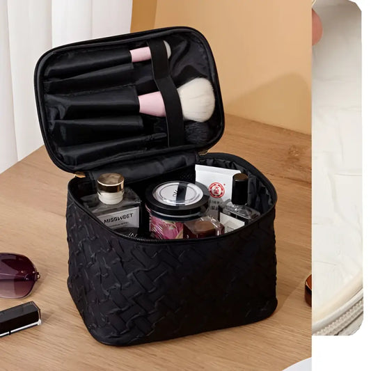 Black Premium Large Capacity Cosmetic Bag