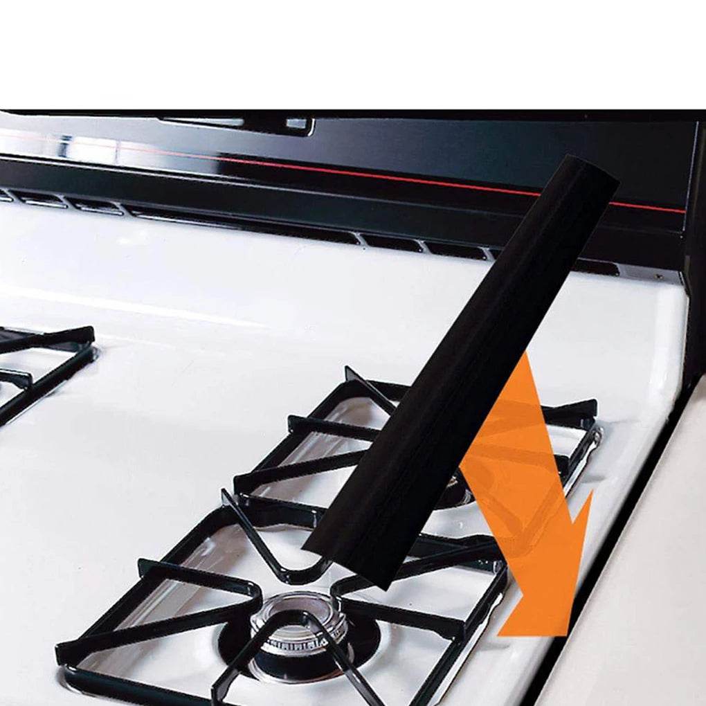 Bande d'étanchéité en silicone pour la protection de la cuisinière et du comptoir de cuisine – Anti-huile et anti-éclaboussures