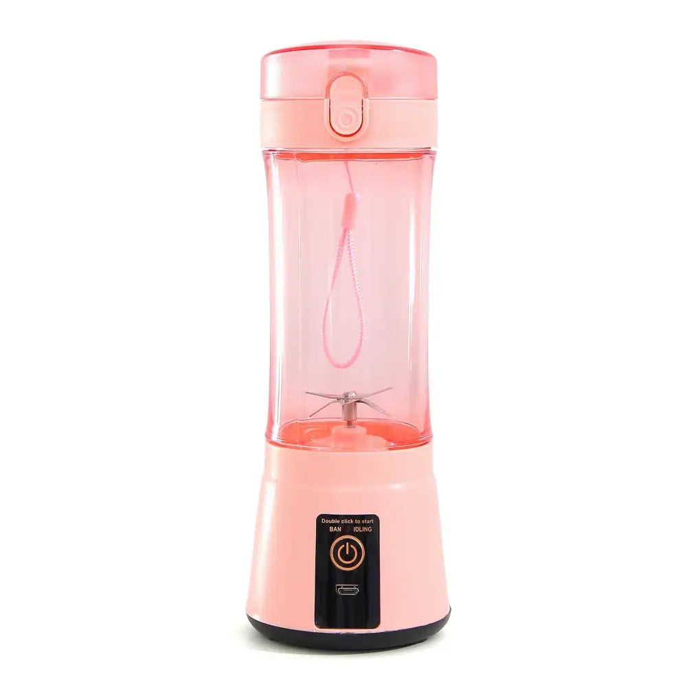 Blue Portable Electric Fruit Juicer USB Rechargeable Mixer