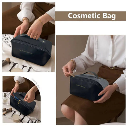 Blush Pink Large Capacity Travel Cosmetic Bag
