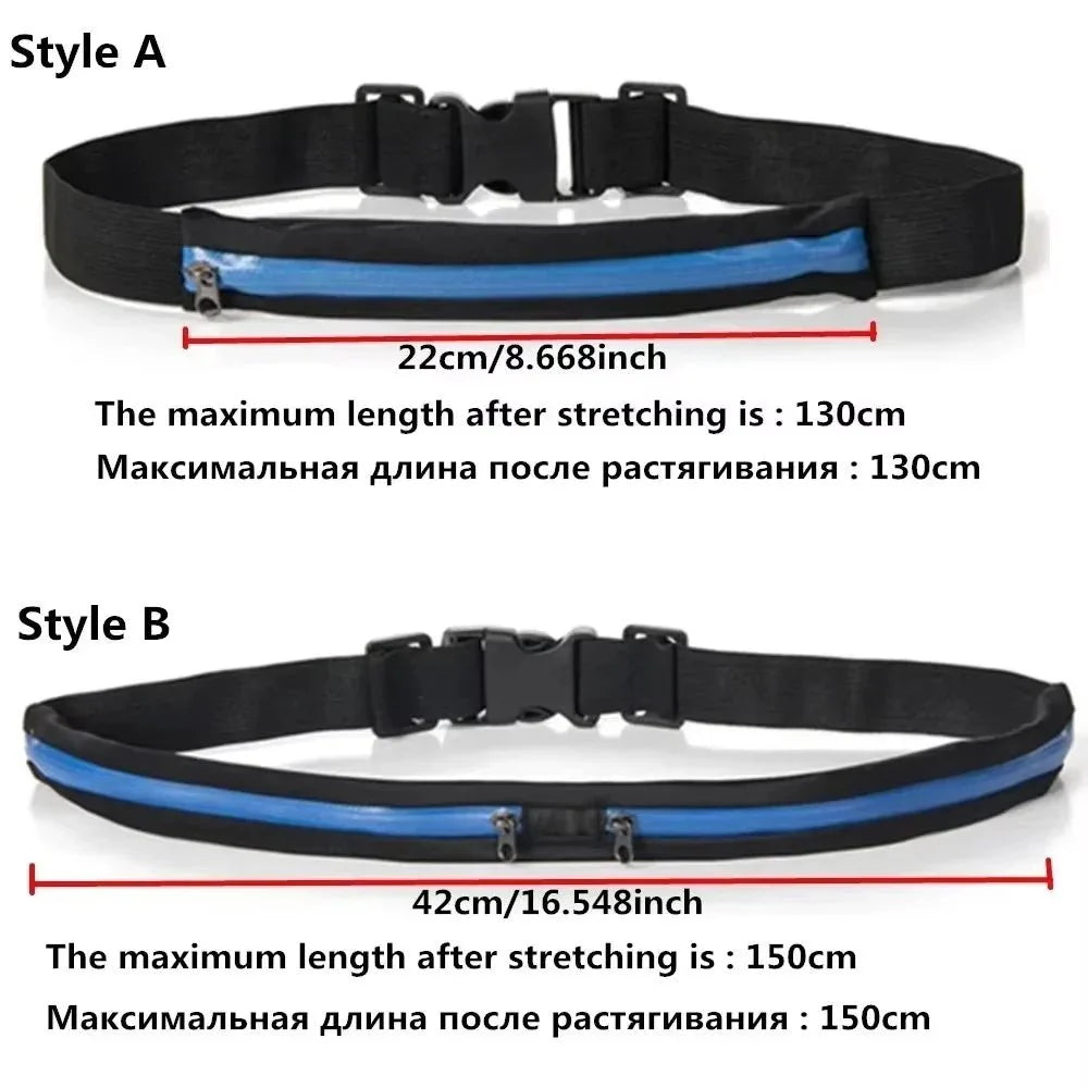 Unisex Running Waist Bag – Adjustable Lightweight Belt Pack