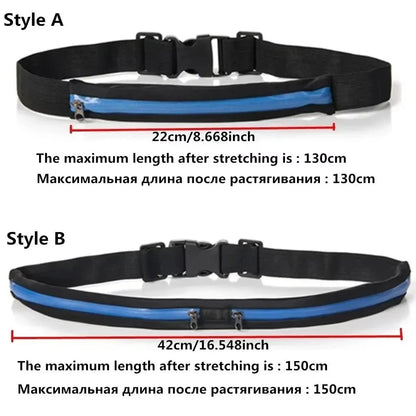Unisex Running Waist Bag – Adjustable Lightweight Belt Pack