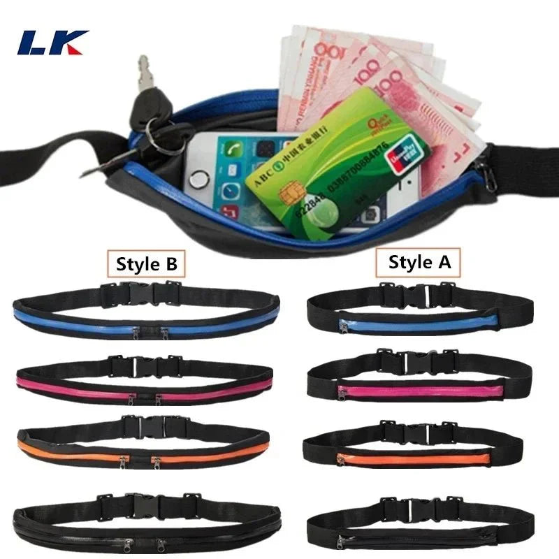 Unisex Running Waist Bag – Adjustable Lightweight Belt Pack