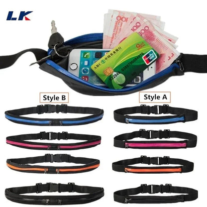 Unisex Running Waist Bag – Adjustable Lightweight Belt Pack