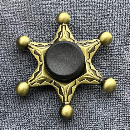 Bronze Metal Alloy Fidget Spinner | R188 Bearing Stress Relief Toy