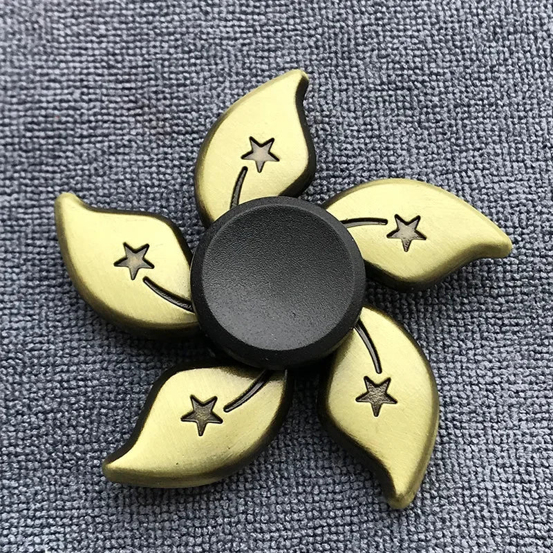 Bronze Metal Alloy Fidget Spinner | R188 Bearing Stress Relief Toy