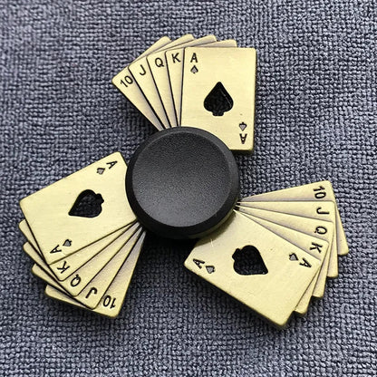 Bronze Metal Alloy Fidget Spinner | R188 Bearing Stress Relief Toy