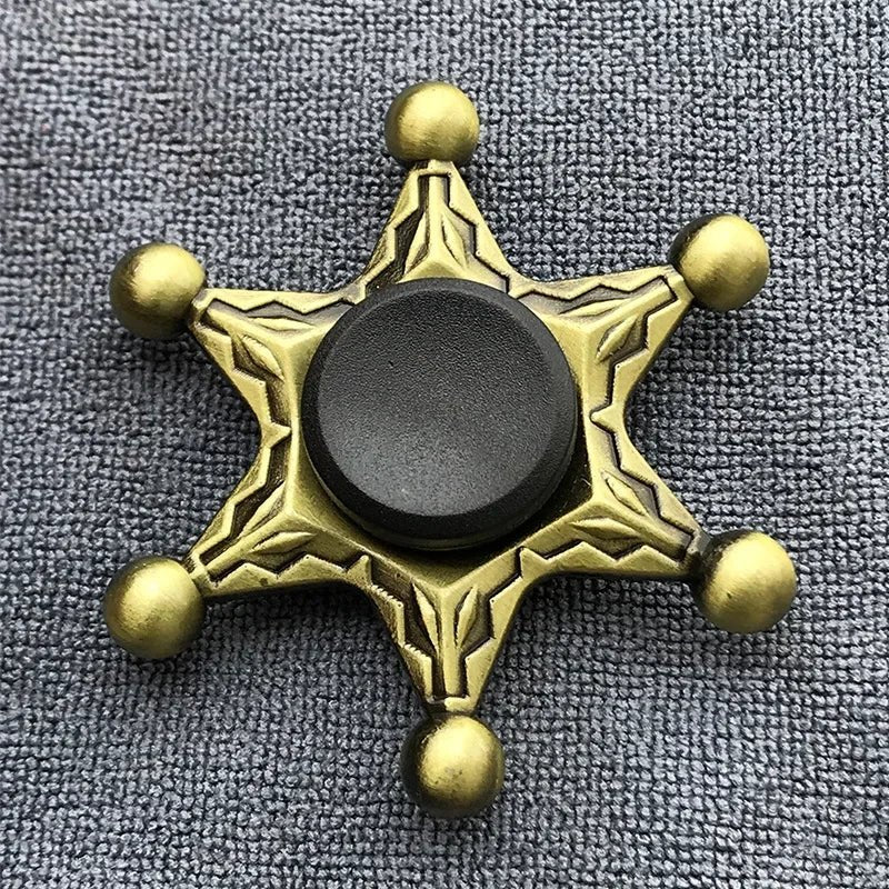 Bronze Metal Alloy Fidget Spinner | R188 Bearing Stress Relief Toy