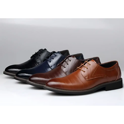 Brown Leather Oxford Dress Business Shoes