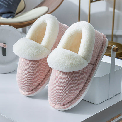 Botas de un solo paso acolchadas de terciopelo de invierno para mujer