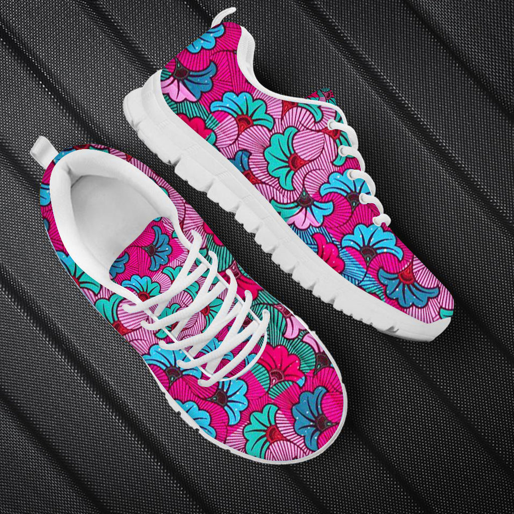 Chaussures de course en maille imprimées pour hommes et femmes, pour le sport et les loisirs
