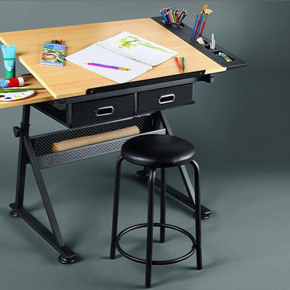 Tablero de dibujo marco ajustable, mesa de pintura elevable, caballete de bocetos ajustable, caballete de arte, mini tablero de dibujo