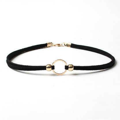 Clavicle Chain Black Wide Edge Covers Neck